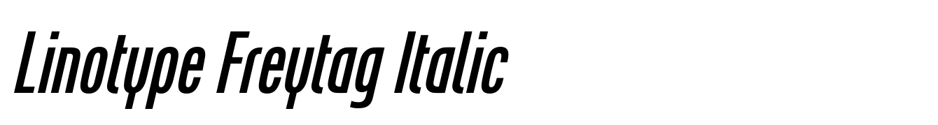 Linotype Freytag Italic